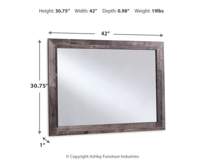 Derekson - Bedroom Mirror - Multi Gray Mirrors by Benchcraft® - Walls Furniture & Mattress