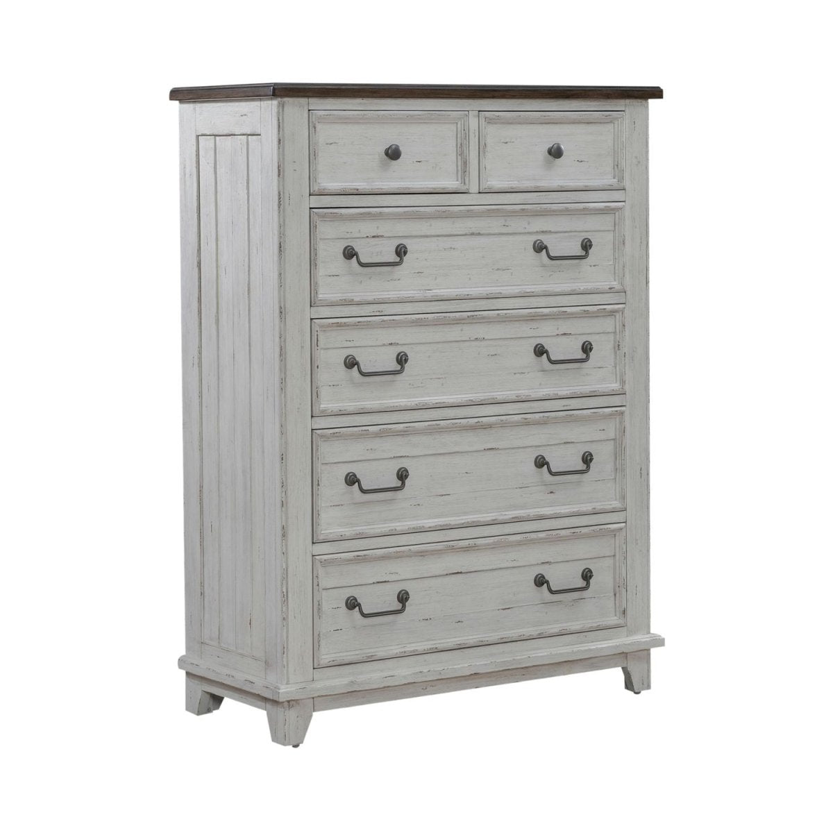 River Place - 6 Drawer Chest - White Accent Chests by Liberty Furniture - Walls Furniture & Mattress