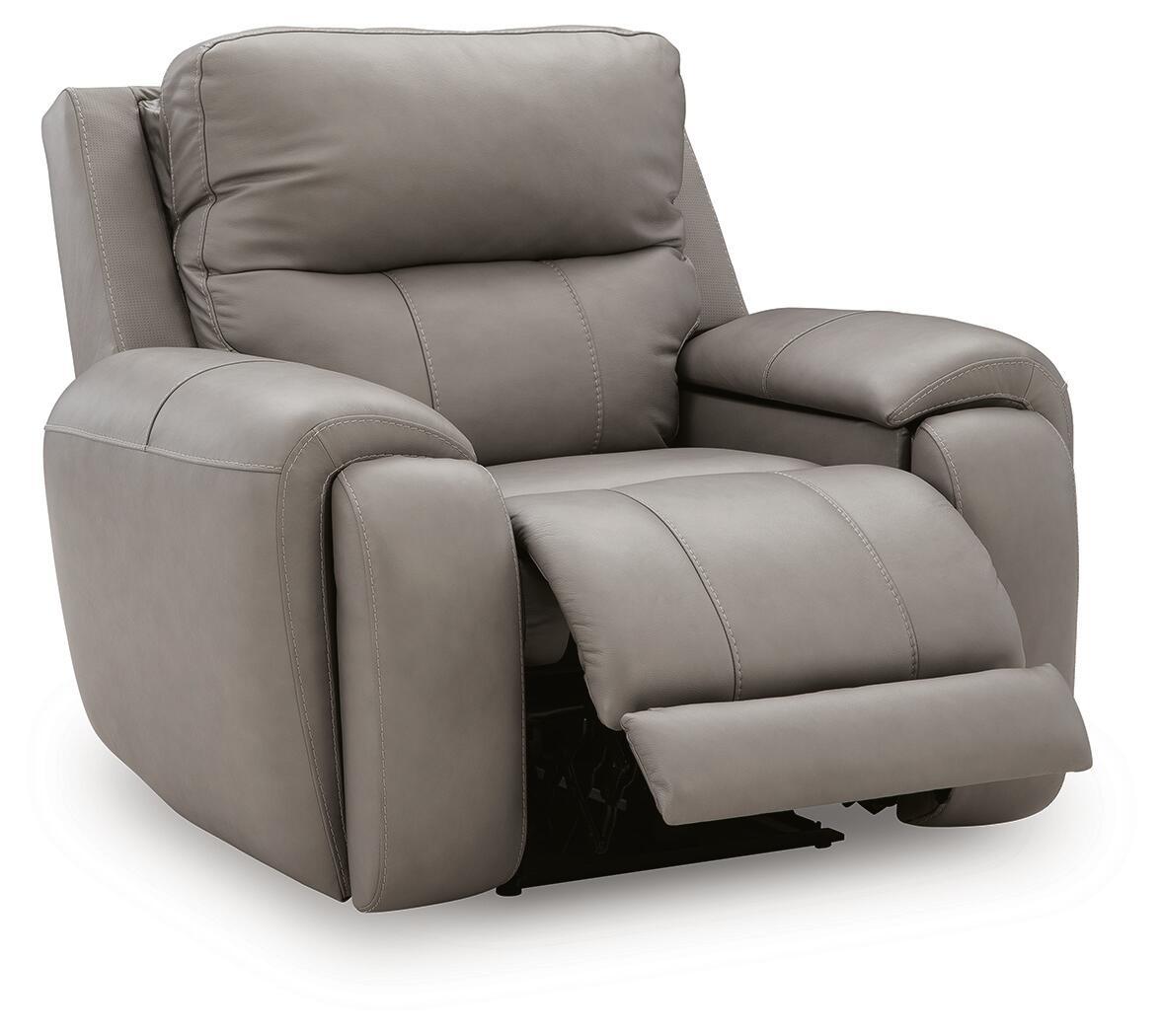 Real Moments - Power Recliner With Audio Seating - Ash Reclining Chairs by Signature Design by Ashley® - Walls Furniture & Mattress