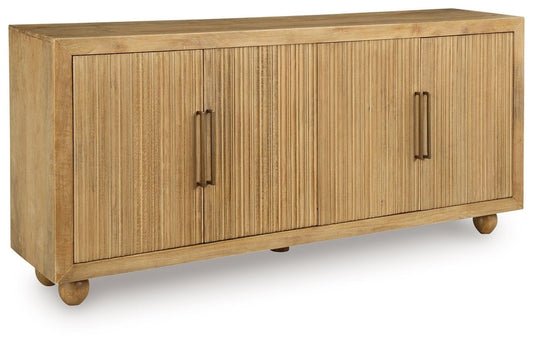 Niam - Light Antique Beige - Accent Cabinet Accent Cabinets by Signature Design by Ashley® - Walls Furniture & Mattress