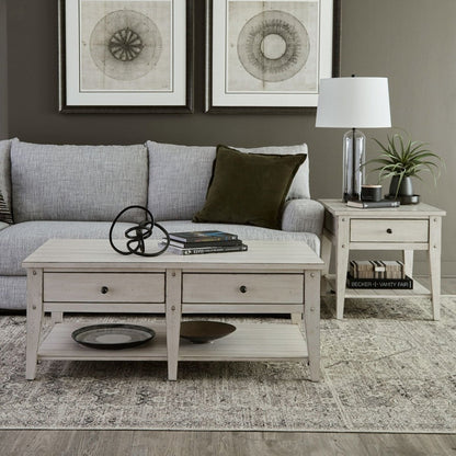 Lake House - 3 Piece Set (1 - Cocktail 2 - End Tables) Table Sets by Liberty Furniture - Walls Furniture & Mattress
