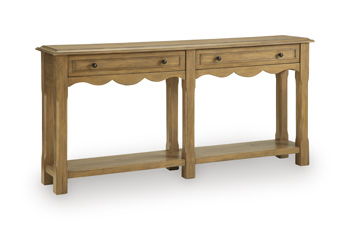 Whitmund - Console Sofa Table - Light Brown Console Tables by Signature Design by Ashley® - Walls Furniture & Mattress