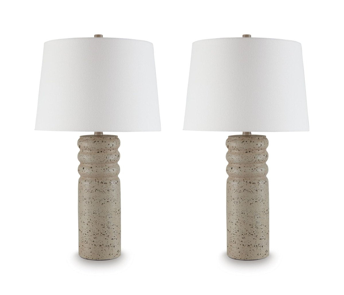Callbrook - Poly Table Lamp (Set of 2) - Beige Table Lamps by Signature Design by Ashley® - Walls Furniture & Mattress