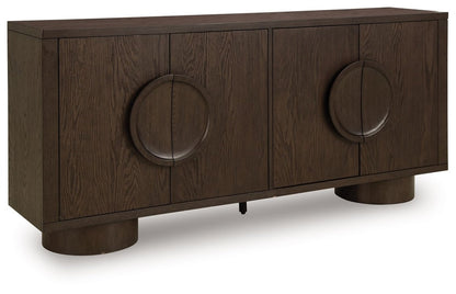 Veeda - Dark Brown - Accent Cabinet Accent Cabinets by Signature Design by Ashley® - Walls Furniture & Mattress