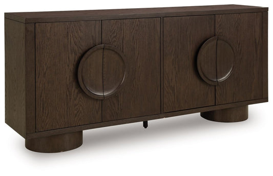 Veeda - Dark Brown - Accent Cabinet Accent Cabinets by Signature Design by Ashley® - Walls Furniture & Mattress