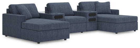Modmax - Sectional - Ink Stationary Sectionals by Signature Design by Ashley® - Walls Furniture & Mattress