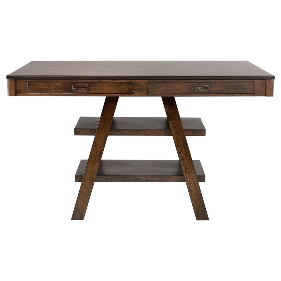 Dewey - 5 Piece Rectangular Dining Table Set - Walnut 5 Piece Dining Room Sets by CoasterEssence - Walls Furniture & Mattress