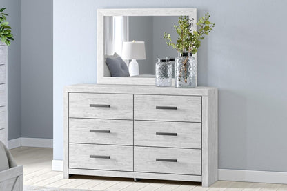 Cayboni - Dresser And Mirror - Whitewash Dresser & Mirror by Signature Design by Ashley® - Walls Furniture & Mattress