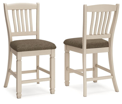 Bolanburg - Upholstered Barstool (Set of 2) - Beige Stool Sets by Signature Design by Ashley® - Walls Furniture & Mattress