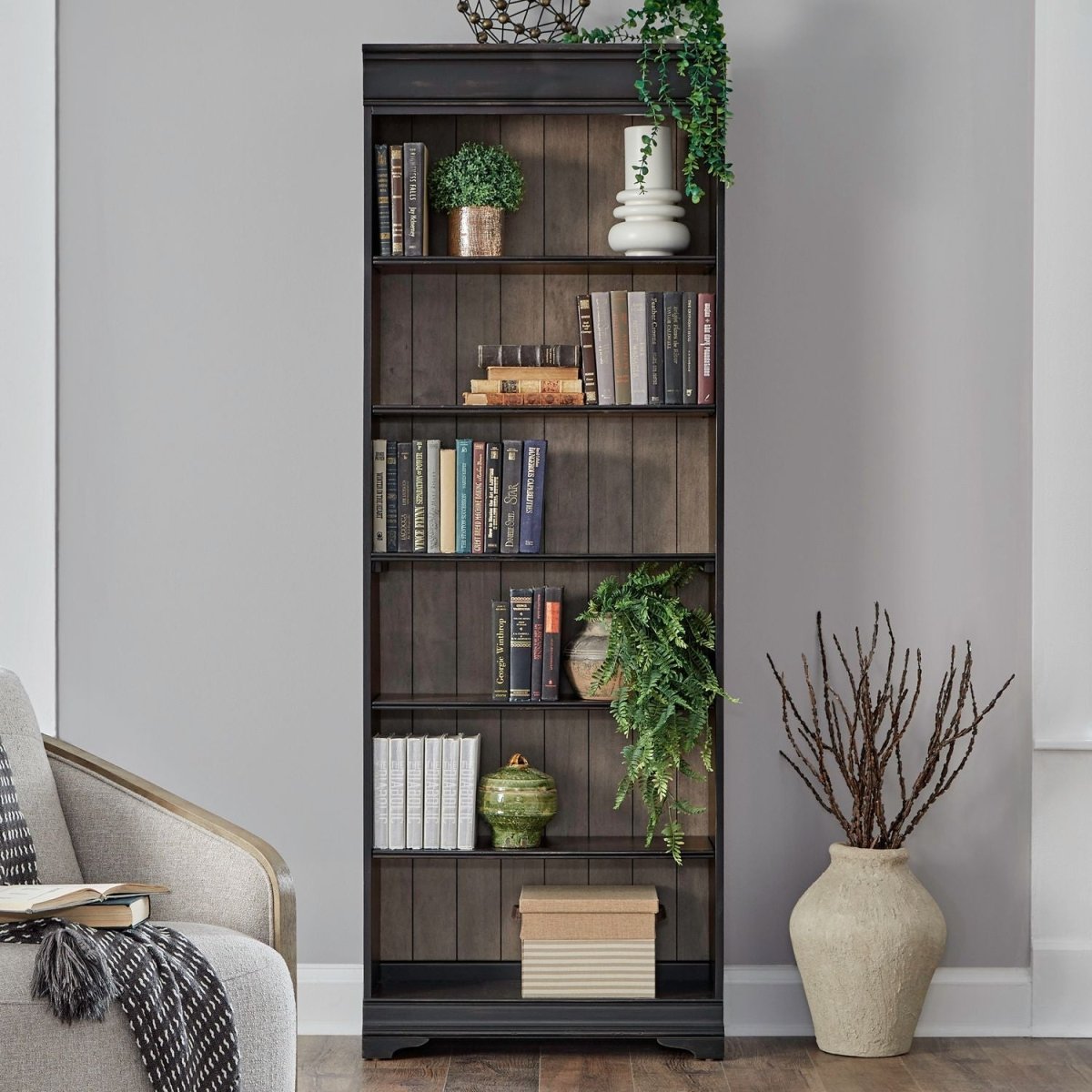 Meritage - Bookcase (RTA) Standard Bookcases by Liberty Furniture - Walls Furniture & Mattress