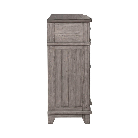 River Place - Breakfront Server Servers by Liberty Furniture - Walls Furniture & Mattress