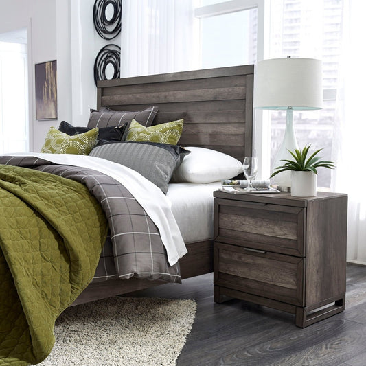 Tanners Creek - Nightstand - Dark Gray Accent Nightstands by Liberty Furniture - Walls Furniture & Mattress