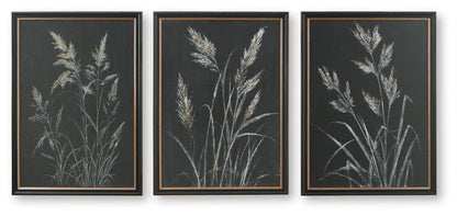 Janisburg - Wall Art Set (Set of 3) - Black / White / Brown Framed Print Sets by Signature Design by Ashley® - Walls Furniture & Mattress