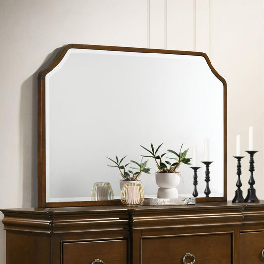 Garland - Dresser Mirror - Brown Cherry Bedroom Mirrors by Coaster Fine Furniture - Walls Furniture & Mattress