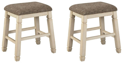 Bolanburg - Upholstered Stool (Set of 2) - Beige Stool Sets by Signature Design by Ashley® - Walls Furniture & Mattress