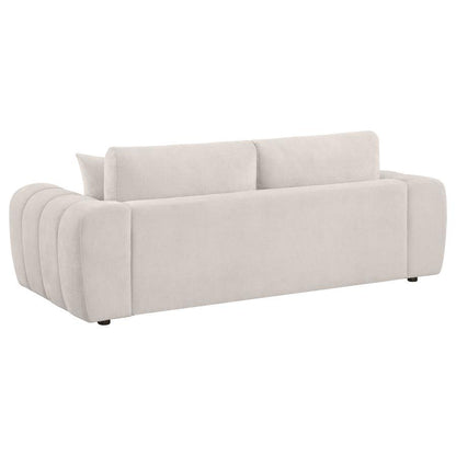 Burnett - Chenille Upholstered Sofa Set Stationary Sofas & Loveseats by Coaster Fine Furniture - Walls Furniture & Mattress
