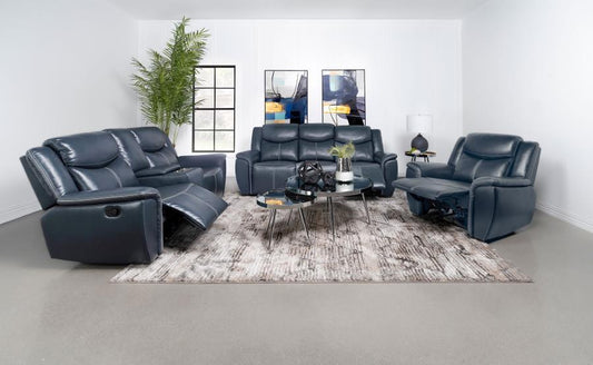 Sloane - Upholstered Reclining Sofa Set Reclining Sofas & Loveseats by Coaster Fine Furniture - Walls Furniture & Mattress