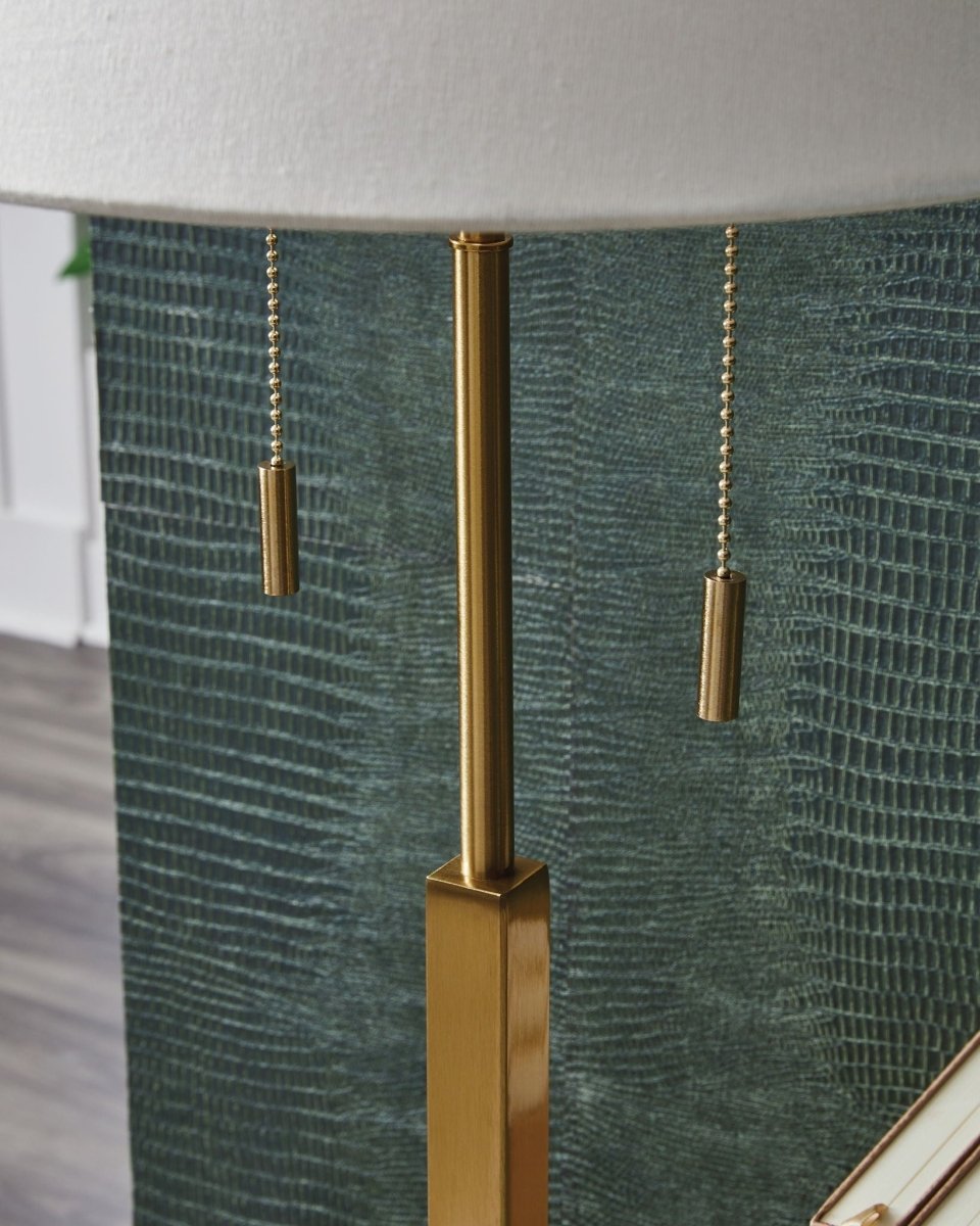 Haigwood - Metal Lamp Floor Lamps by Signature Design by Ashley® - Walls Furniture & Mattress