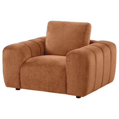 Burnett - Chenille Upholstered Accent Chair Arm Chairs by Coaster Fine Furniture - Walls Furniture & Mattress