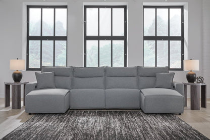 Modmax II - Reclining Sectional - Salt And Pepper Reclining Sectionals by Signature Design by Ashley® - Walls Furniture & Mattress