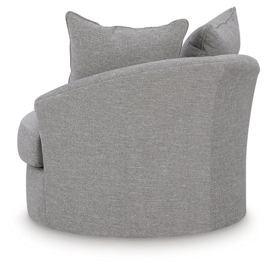UrbanCrest - Swivel Accent Chair - Pewter Swivel Chairs by Signature Design by Ashley® - Walls Furniture & Mattress