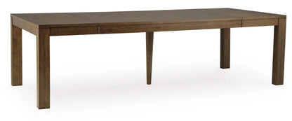 Marxmore - Rectangular Dining Room Butterfly Extension Table - Brown Dining Tables with Extensions by Benchcraft® - Walls Furniture & Mattress