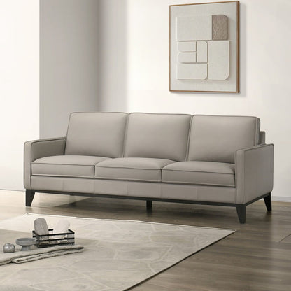 Aaron - Sofa - Mist Gray Stationary Sofas by New Classic - Walls Furniture & Mattress