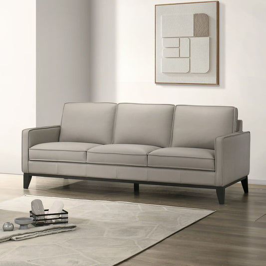 Aaron - Sofa - Mist Gray Stationary Sofas by New Classic - Walls Furniture & Mattress