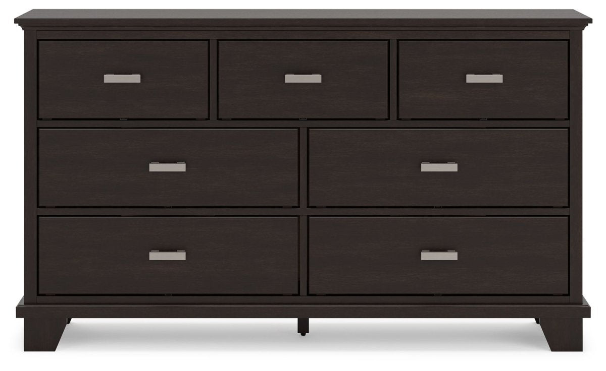 Covetown - Dresser - Dark Brown Dressers by Signature Design by Ashley® - Walls Furniture & Mattress