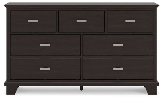 Covetown - Dresser - Dark Brown Dressers by Signature Design by Ashley® - Walls Furniture & Mattress