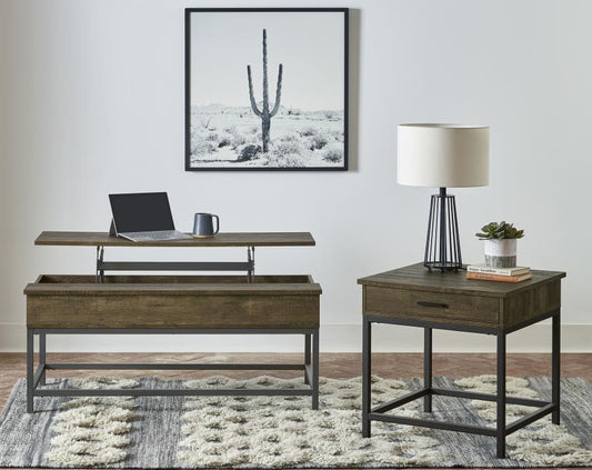 Byers - Lift Top Coffee And End Table Set Table Sets by Coaster Fine Furniture - Walls Furniture & Mattress