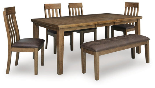 Urbinforte - Extension Dining Table Set 5 Piece Dining Room Sets by Signature Design by Ashley® - Walls Furniture & Mattress