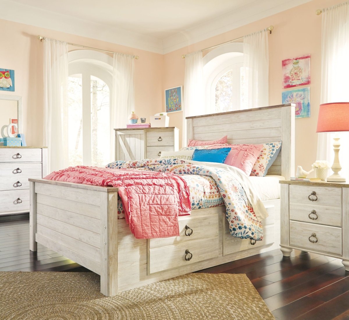 Willowton - Panel Bed Panel Beds by Signature Design by Ashley® - Walls Furniture & Mattress