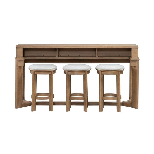 Ballentine - 4 Piece Bar Set - Brown 4 Piece Living Room Sets by Liberty Furniture - Walls Furniture & Mattress