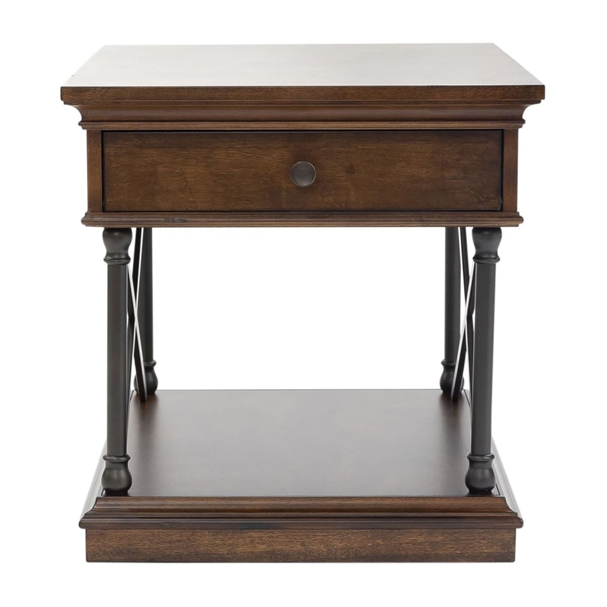 Tribeca - Drawer End Table - Dark Brown End Tables by Liberty Furniture - Walls Furniture & Mattress
