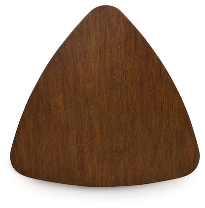 Tameride - Brown - Triangle Dining Room Table Dining Tables by Signature Design by Ashley® - Walls Furniture & Mattress