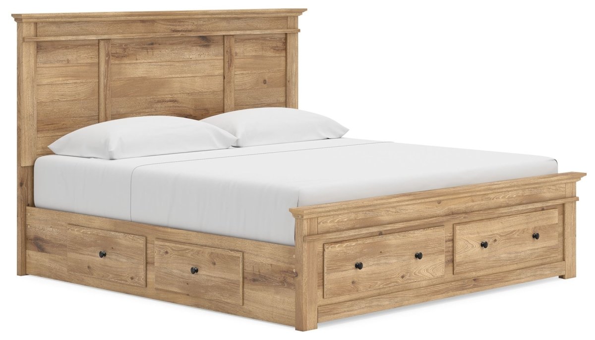Makidern - Panel Storage Bed With Under Bed Storage Unit And Storage Footboard Storage Beds by Signature Design by Ashley® - Walls Furniture & Mattress
