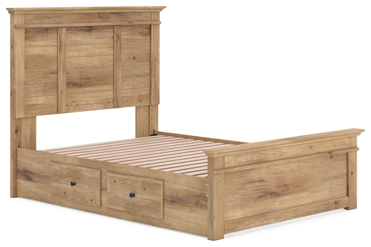 Makidern - Panel Storage Bed With 2 Under Bed Storage Units Storage Beds by Signature Design by Ashley® - Walls Furniture & Mattress
