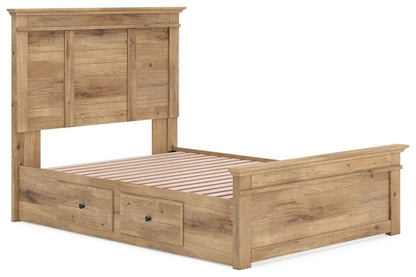 Makidern - Panel Storage Bed With 2 Under Bed Storage Units Storage Beds by Signature Design by Ashley® - Walls Furniture & Mattress