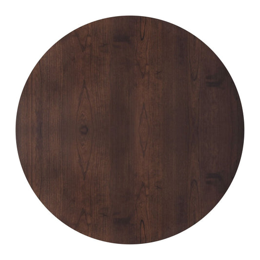 Tioga - 47" Round Table - Brown Cherry Dining Tables by New Classic - Walls Furniture & Mattress