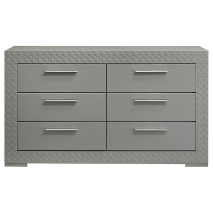 Ives - 6 - Drawer Dresser Dressers by Coaster Fine Furniture - Walls Furniture & Mattress