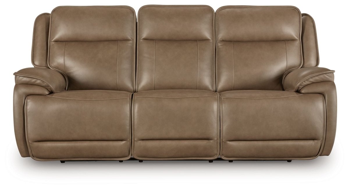 Glencroft - Power Reclining Sofa With Adjustable Headrest - Sahara Reclining Sofas by Signature Design by Ashley® - Walls Furniture & Mattress