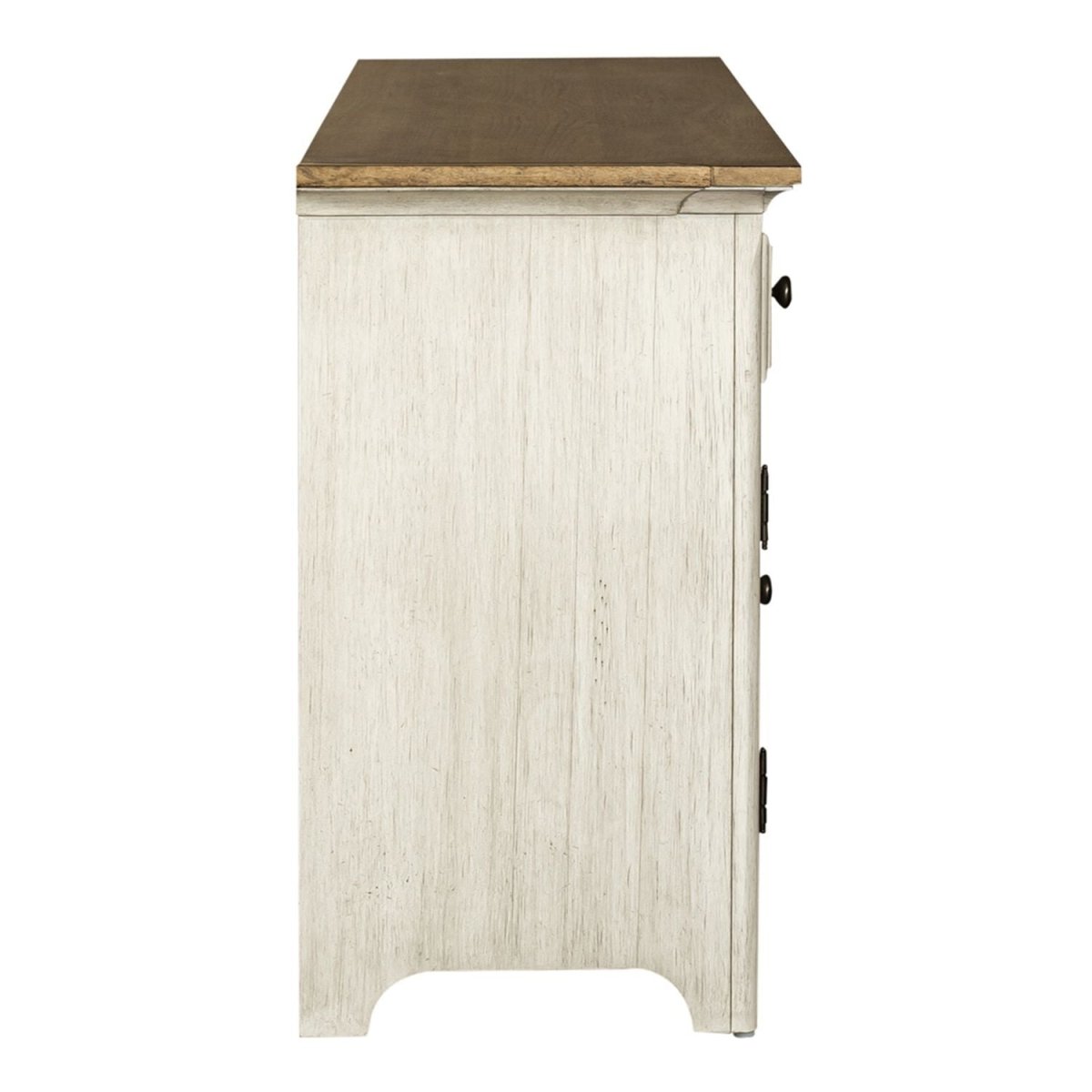 Farmhouse Reimagined - Entertainment 72" TV Stand - White TV Stands by Liberty Furniture - Walls Furniture & Mattress