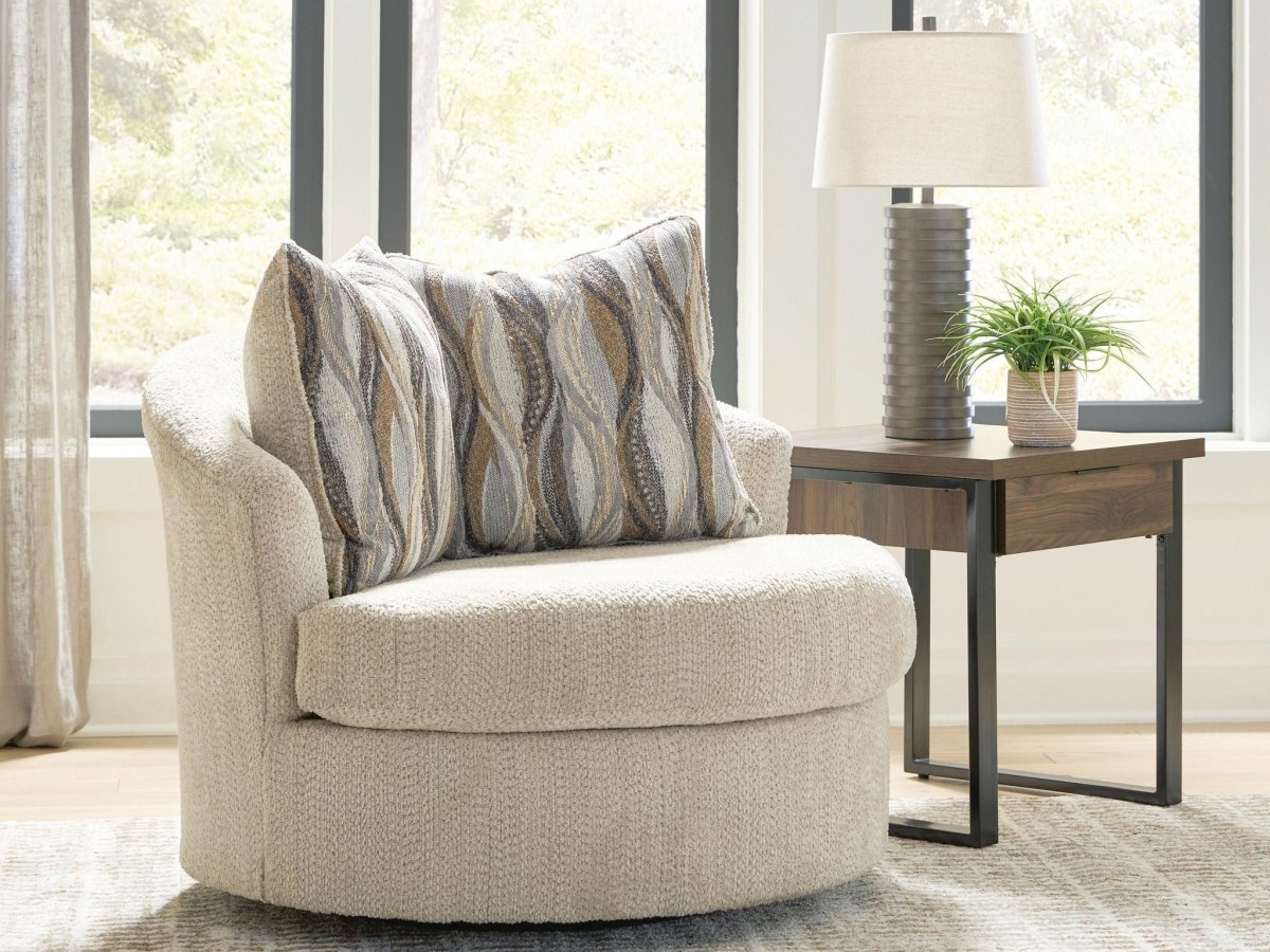 Lofwood - Swivel Accent Chair Swivel Chairs by Signature Design by Ashley® - Walls Furniture & Mattress