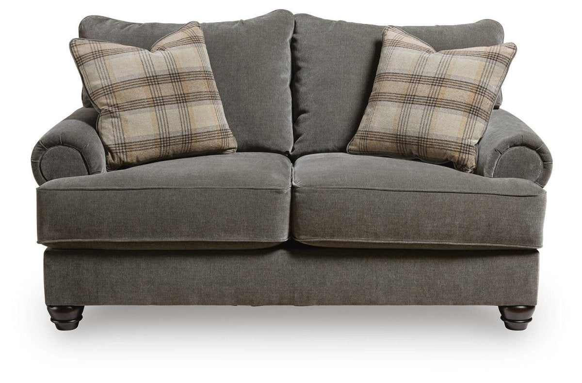 Tallow Creek - Loveseat - Shadow Stationary Loveseats by Signature Design by Ashley® - Walls Furniture & Mattress