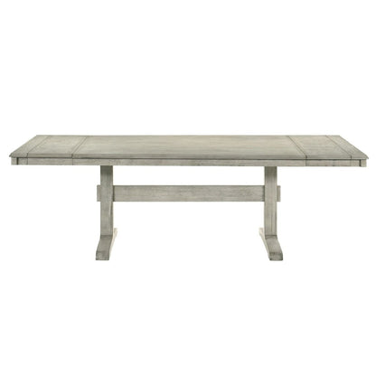 Hallendale - Trestle Table - White Dining Tables by Liberty Furniture - Walls Furniture & Mattress