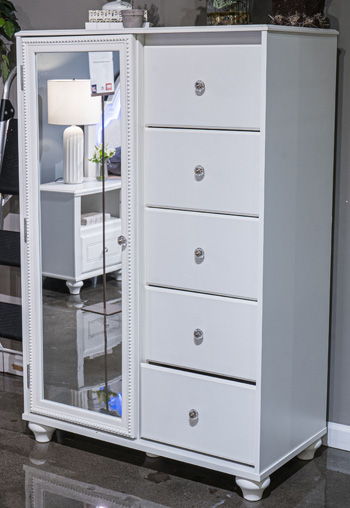 Kozlani - White - Dressing Chest Accent Chests by Signature Design by Ashley® - Walls Furniture & Mattress