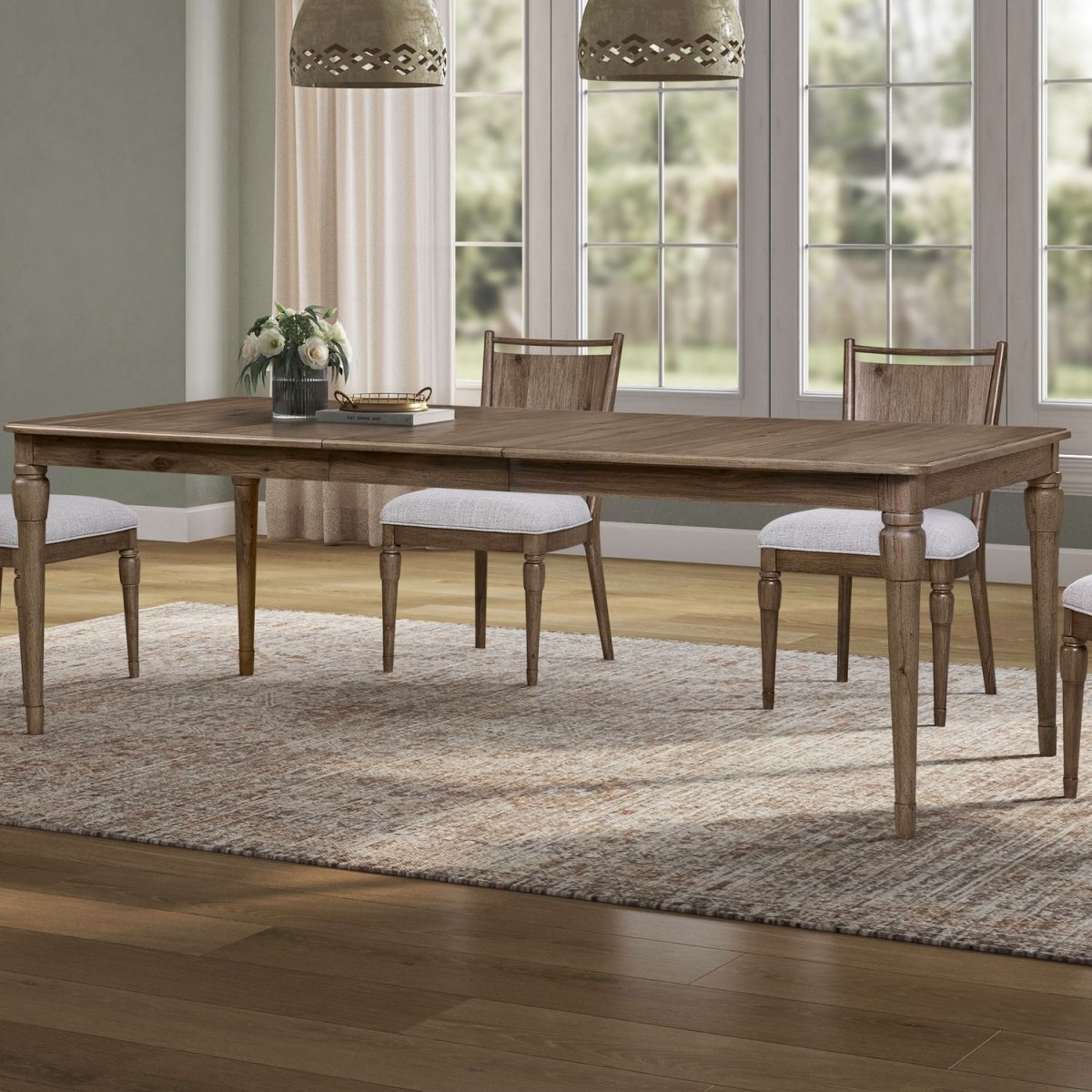 Hickory Grove - Rectangular Leg Table - Brown Dining Tables by Liberty Furniture - Walls Furniture & Mattress