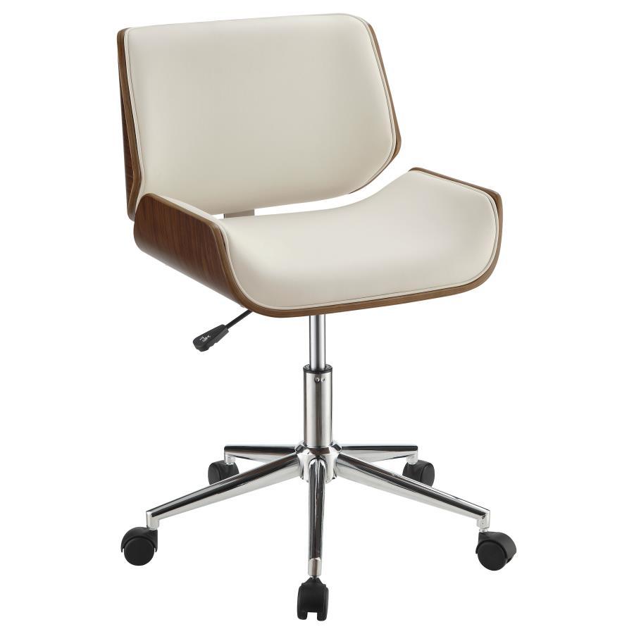 Addington - Upholstered Adjustable Office Desk Chair Swivel Chairs by CoasterEveryday - Walls Furniture & Mattress