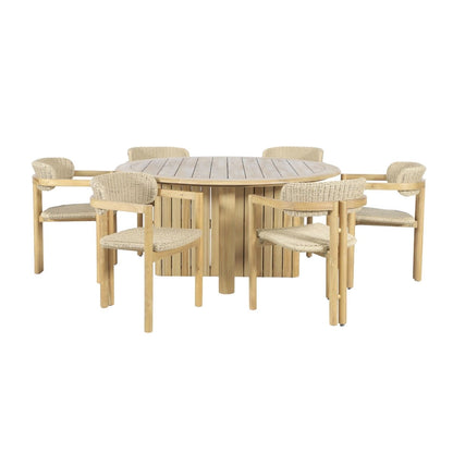 Sedona - Round Patio Dining Set 5 Piece Outdoor Sets by New Classic - Walls Furniture & Mattress